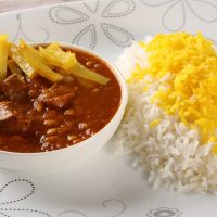 پلو قیمه(شنبه ها)